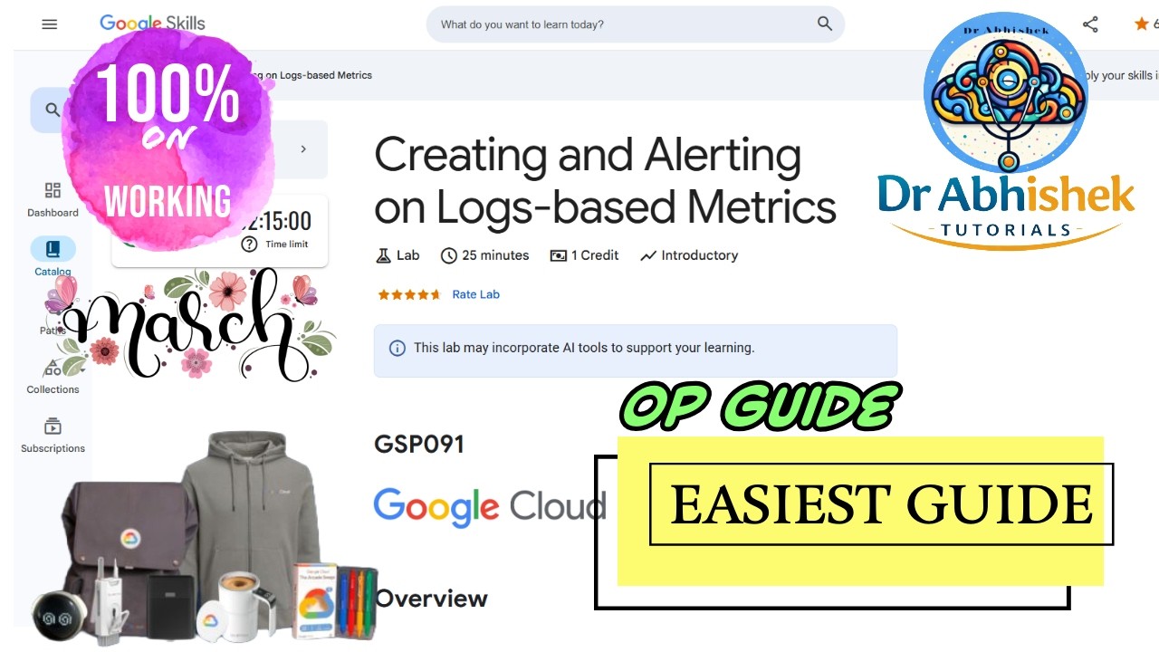Creating and Alerting on Logs-based Metrics | MARCH | #GSP091 #qwiklabsarcade2026