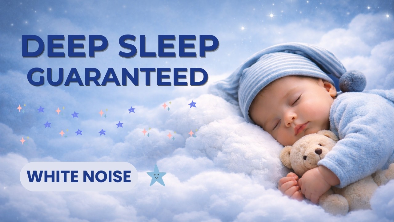 Rain White Noise for Baby Sleep 🌧️ Relaxing 5 Hours Natural Sound