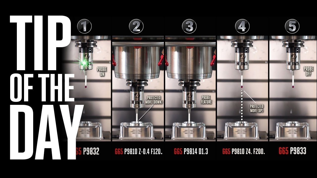 In-Process Part Measurement; Probing in 5 Simple Steps - Haas Automation Tip of the Day
