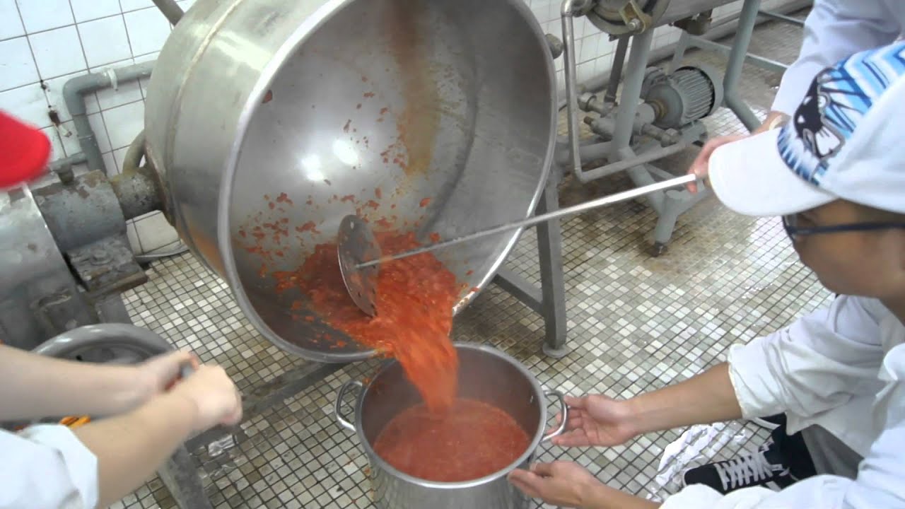 輔大食科蕃茄汁製作流程