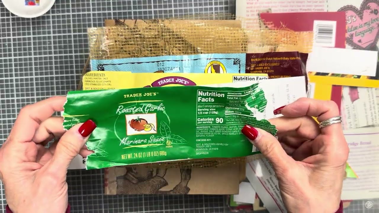 Журнал из бросовых вещей от Trader Joe's, часть 24 #traderjoesfinds #коллаж @drnmarketbydebbie #б...