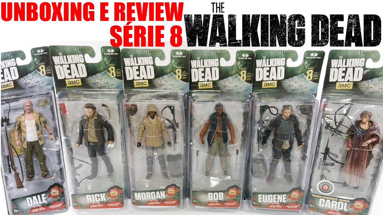 Review Série 8 - The Walking Dead TV SERIES - McFarlane Toys - bonecos brinquedo juguetes