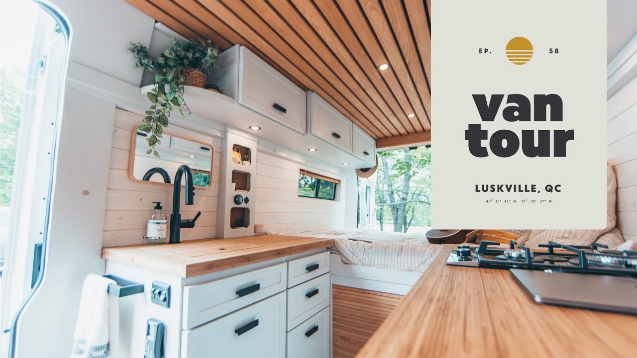 NEW VAN TOUR | Self Converted Promaster to Beautiful Luxurious Tiny Home | Full-Time VAN LIFE