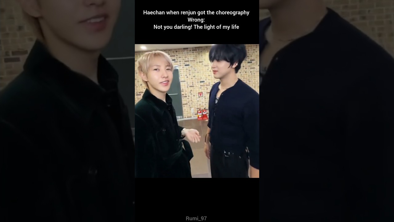 That man is his girl 😂 #haechan #renjun #mark #nct