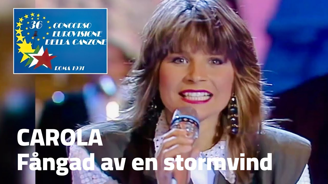 Eurovision 1991 SWE Carola - Fångad av en stormvind *HQ*