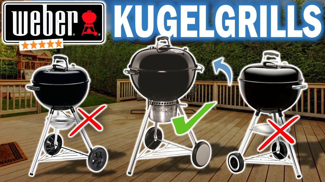TOP 3 WEBER KUGELGRILLS 2026 | Die besten Holzkohlegrills von Weber
