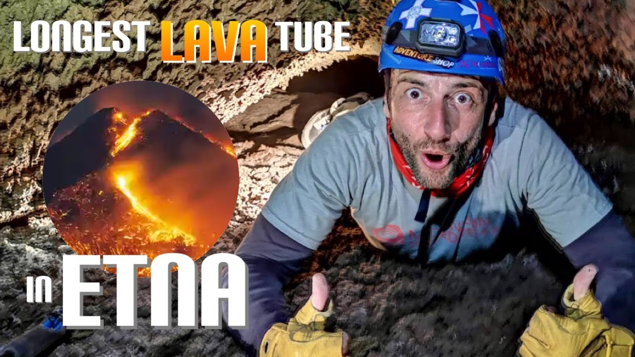 LONGEST🔥LAVA tube Inside ETNA🗻🇮🇹 (1,150m) Grotta Dei3 Livelli, SICILY - CNG Trekventures 100th !
