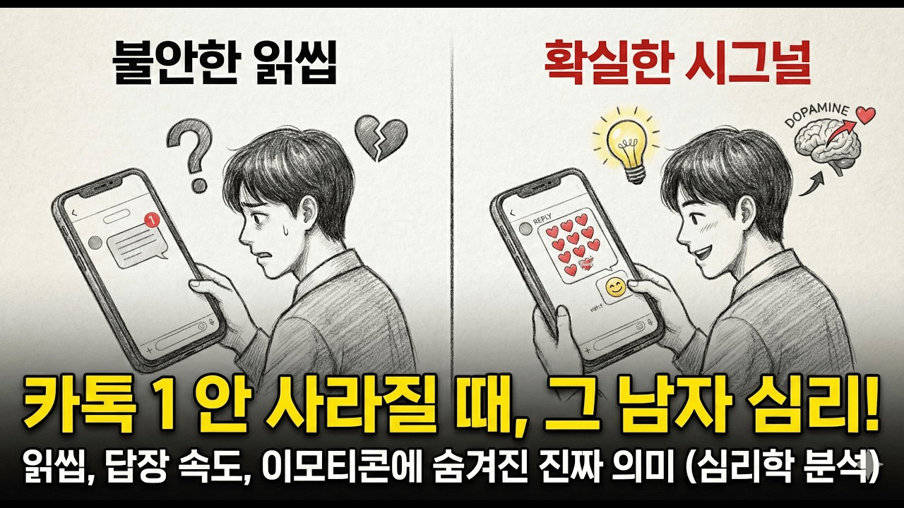 심리학자가 알려주는 카톡 호감 판별법|이모티콘·읽씹·칼답의 진짜 의미
