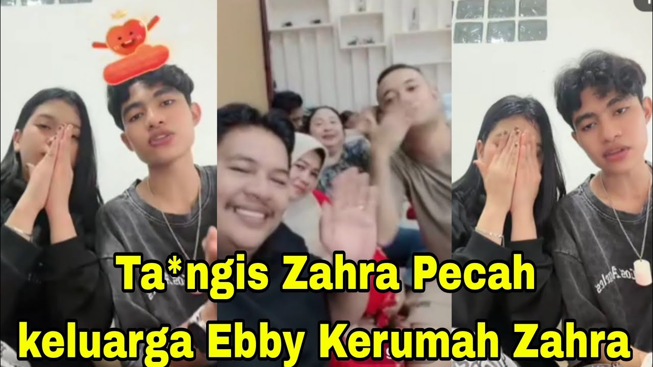 AYAH DAN IBU EBBY KERUMAH ZAHRA BESANAN
