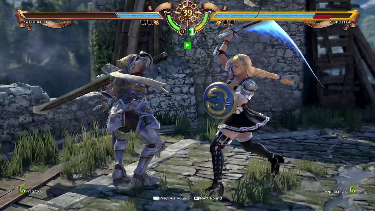 SOULCALIBUR 6 Sophitia_UK Vs Vigaku (Siegfried)