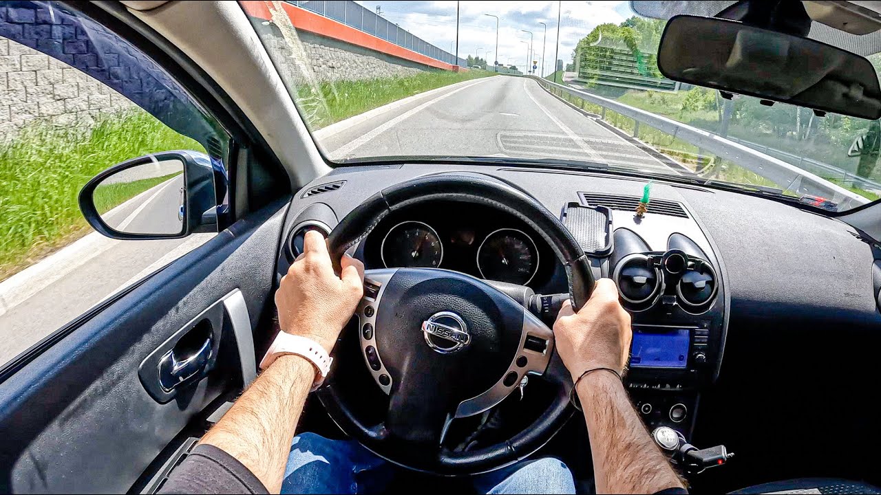 2009 Nissan Qashqai I [2.0 140HP] | POV Test Drive #1253 Joe Black