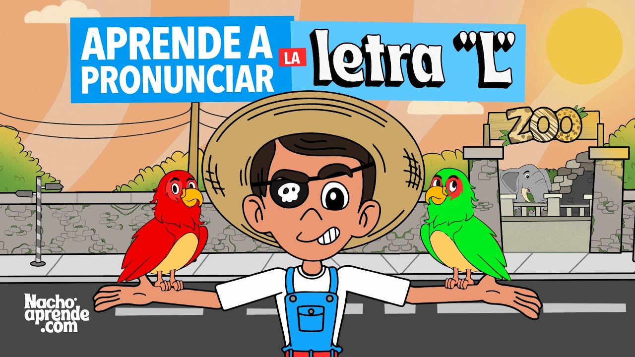 La LETRA L -  la le li lo lu  🌗 - ¿Cómo suena la letra L? - La L de luna