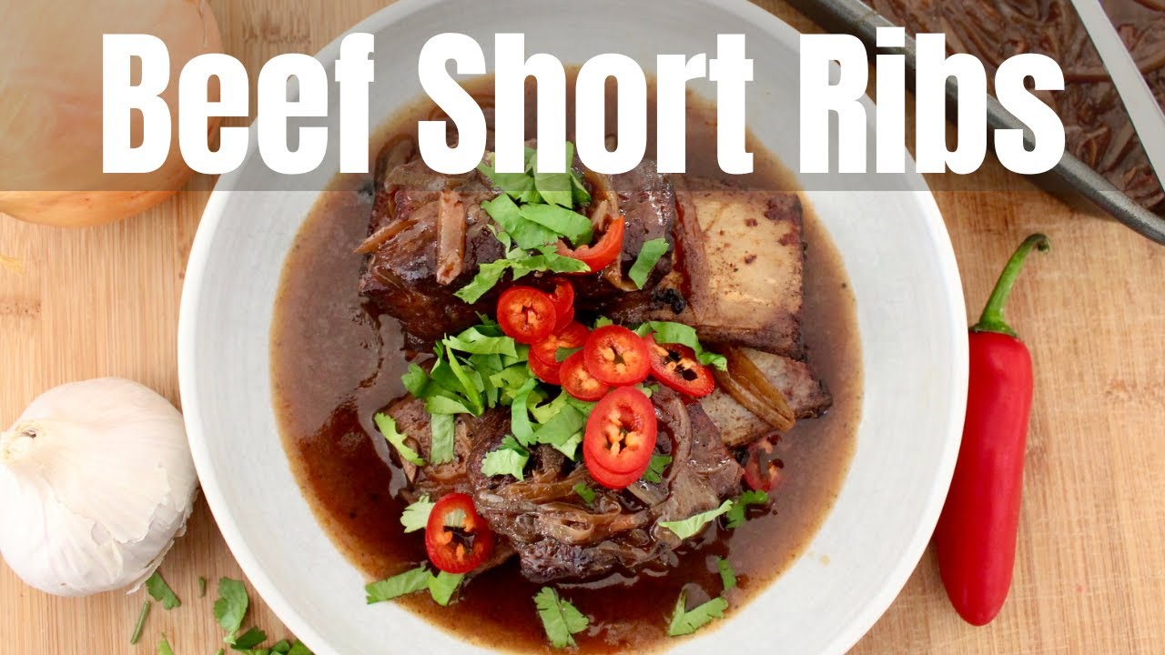 Easy Braised Short Ribs - Beef Ribs With Chili Recipe