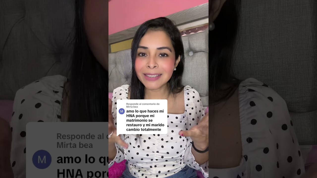 Amo cuando me comparten sus testimonios de que Dios ya restauró sus matrimonios 