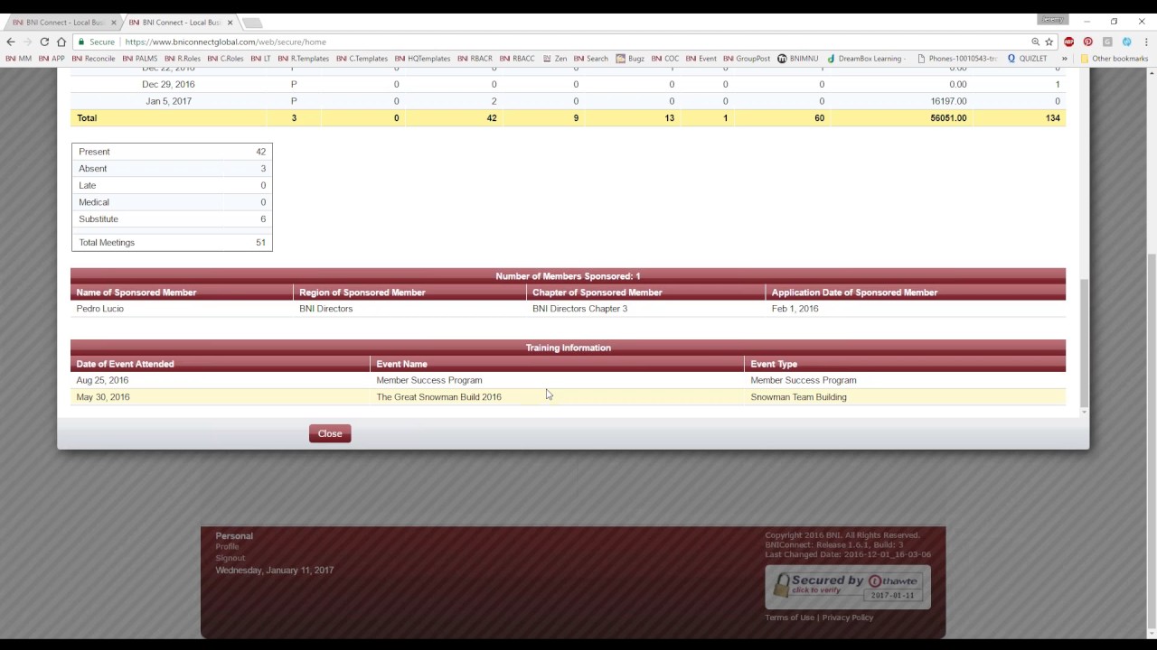Step 2: Giving & Tracking Referrals Online - January 11, 2017