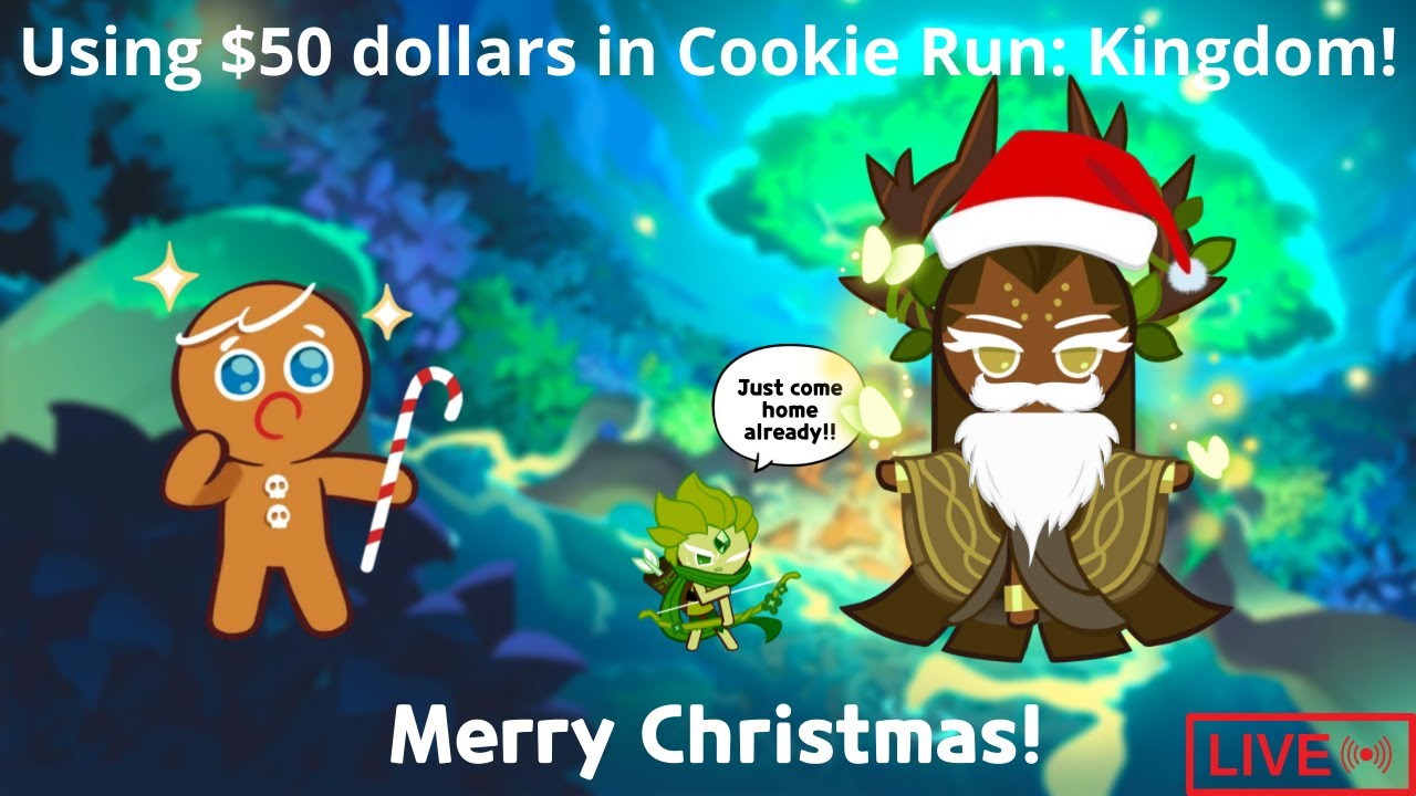Using $50 dollars from Christmas! | Merry Christmas! | Cookie Run: Kingdom LIVE
