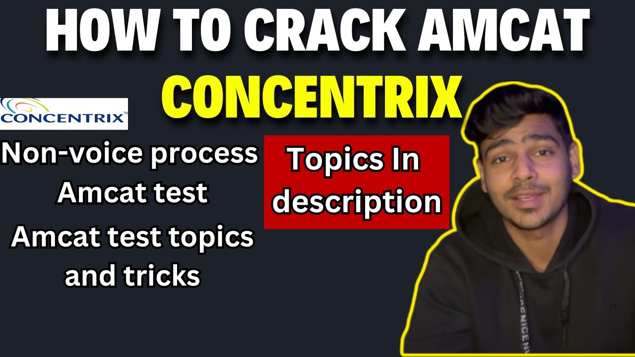 How to Crack AMCAT Test || Question & Answers || Non voice Process || Concentrix #amcat #concentrix