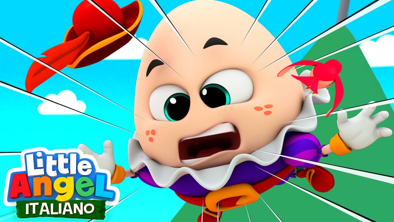 Vediamo Cosa Combina Humpty Dumpty 🔴🙄 Cartoni Animati & Canzoni Bambini | Little Angel Italiano