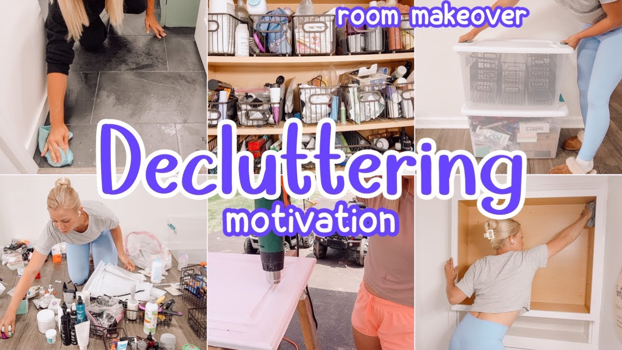 DECLUTTERING AND ORGANIZING // CLEANING MOTIVATION // HOME ORGANIZATION //CLEAN WITH ME //BECKY MOSS