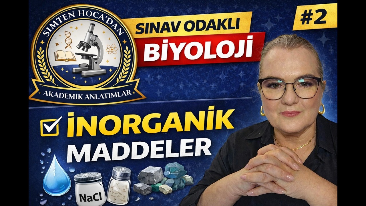 2-Sınav Odaklı Biyoloji: İnorganik Maddeler