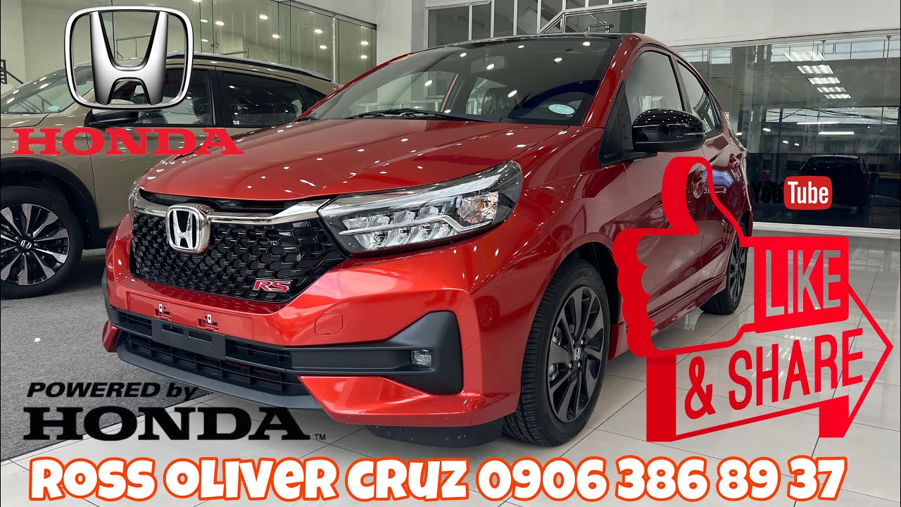 2025 Honda Brio 1.2 RS Blacktop CVT (Phoenix Orange Metallic)