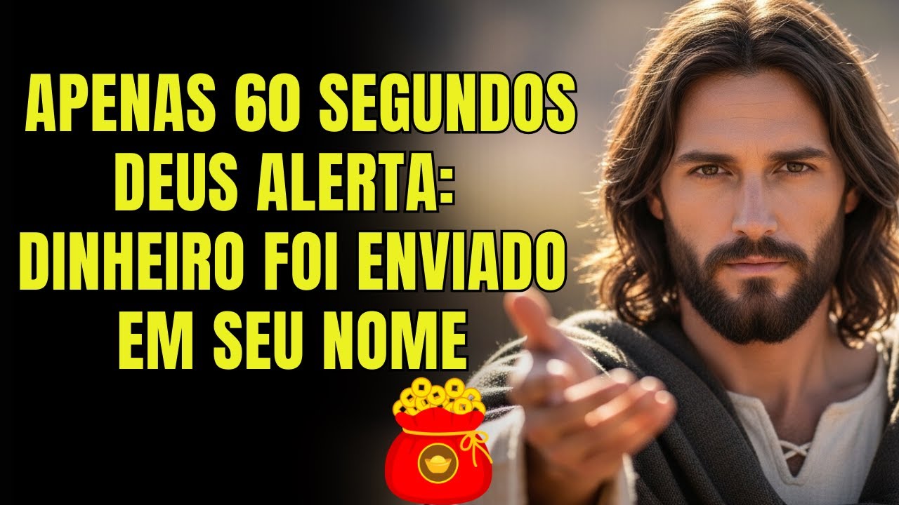 DEUS DIZ: APENAS 60 SEGUNDOS — DEUS ALERTA: DINHEIRO FOI ENVIADO EM SEU NOME