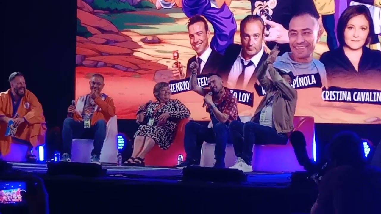 Elenco português da franquia de Dragon Ball no Iberanime em Lisboa, 12 / 05 / 24. Parte 1.