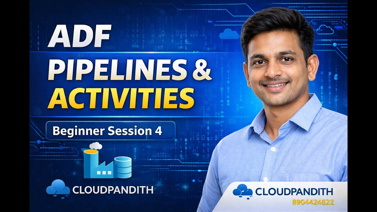 4. Azure Data Factory Pipelines & Activities Explained | ADF Beginner Session  EXPLAIN