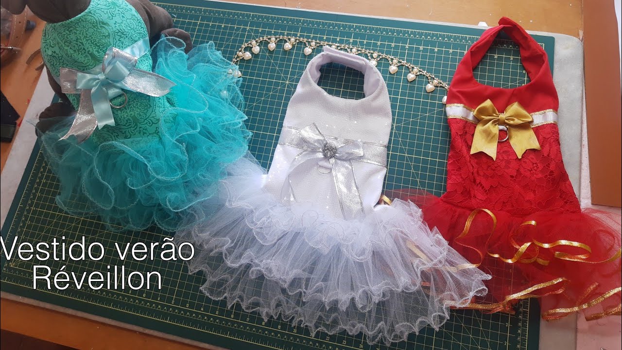 Vestido de verão/ réveillon / molde PP na descrição