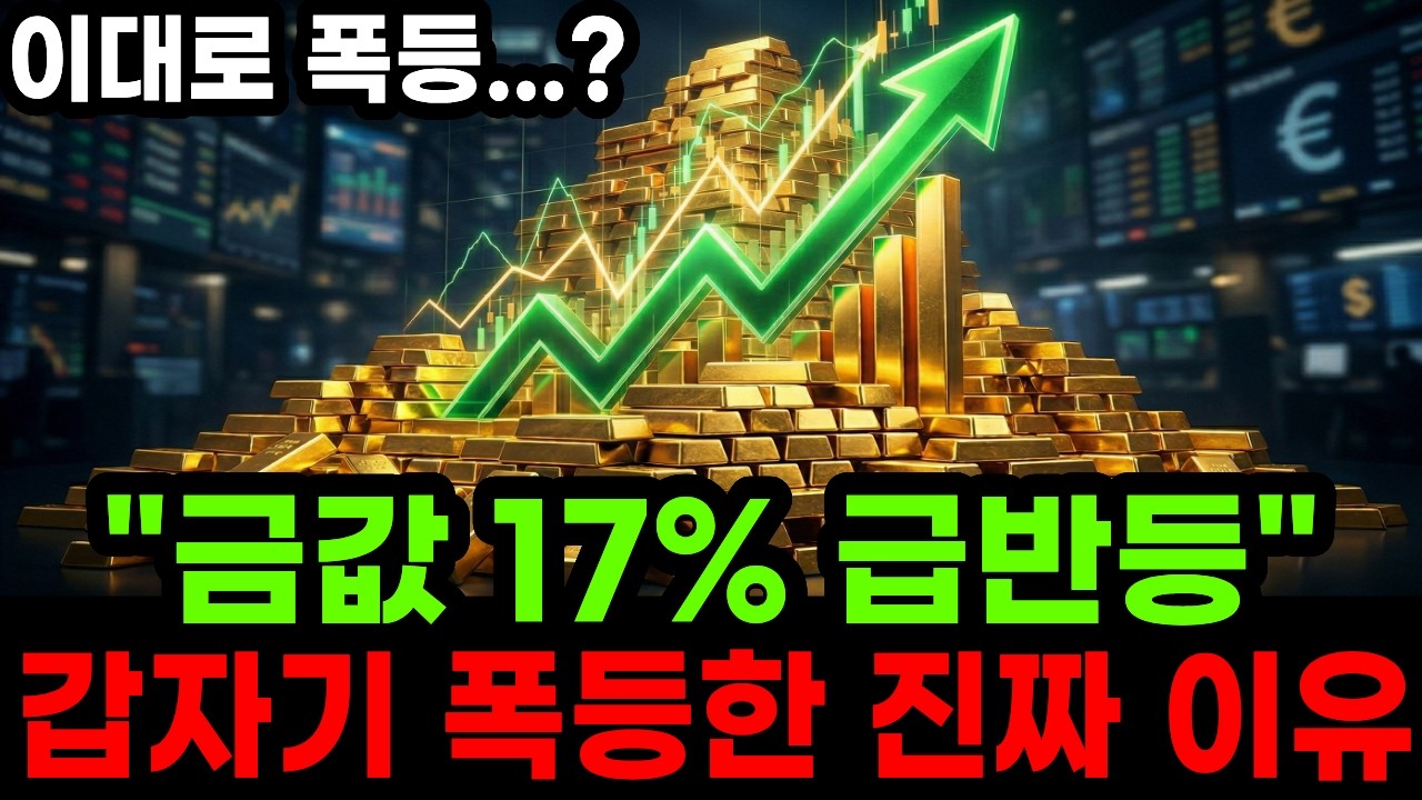 &rdquo;폭락하던 금값 17% 급반등&rdquo; 갑자기 폭등한 진짜 이유 feat 이대로 폭등?