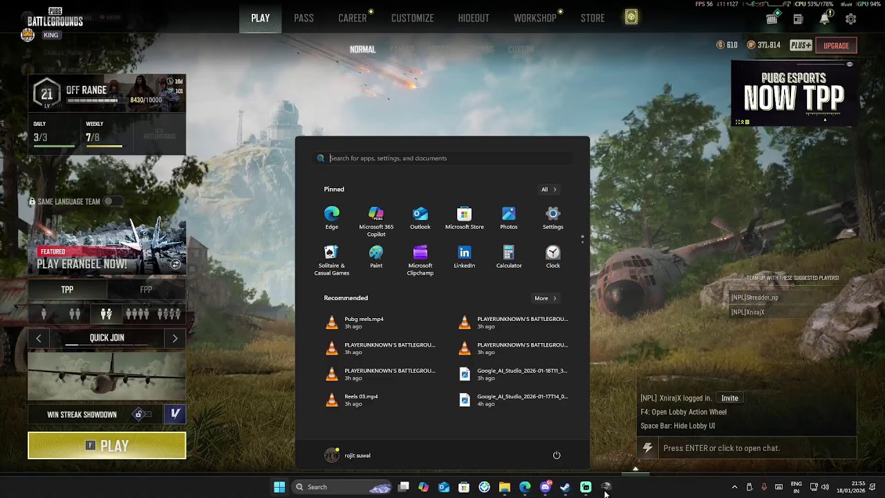 🔴ROAD TO 500 SUBs | CHILL STREAM | PUBGPC Grind NEPALI SQUAD | SUWA_चा (NO COMMENTARY)