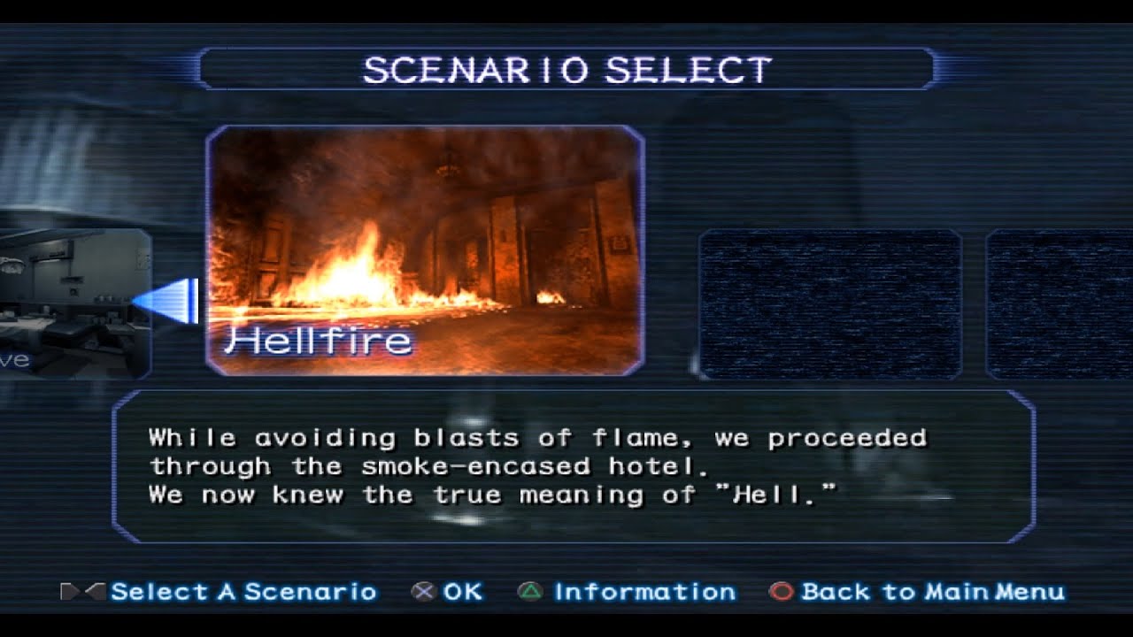 Resident Evil Outbreak Mission 4 Hell Fire