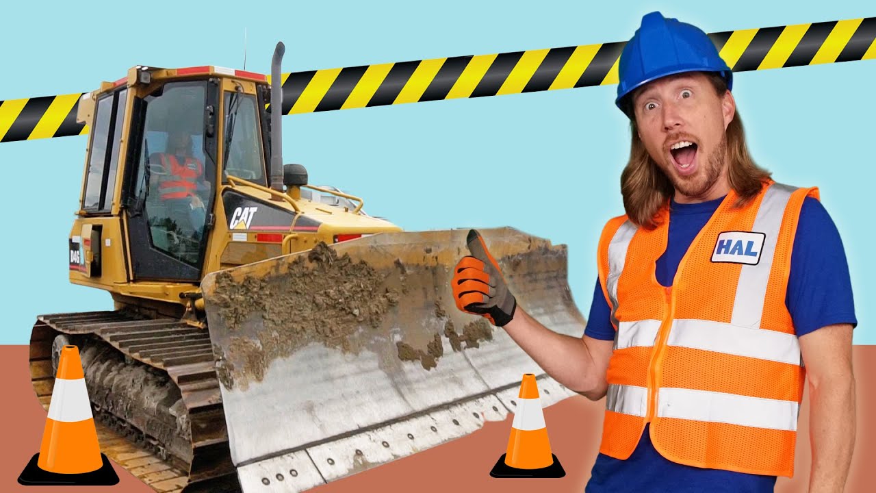 Bulldozer and Construction Equipment with Handyman Hal | Real Construction Equipment