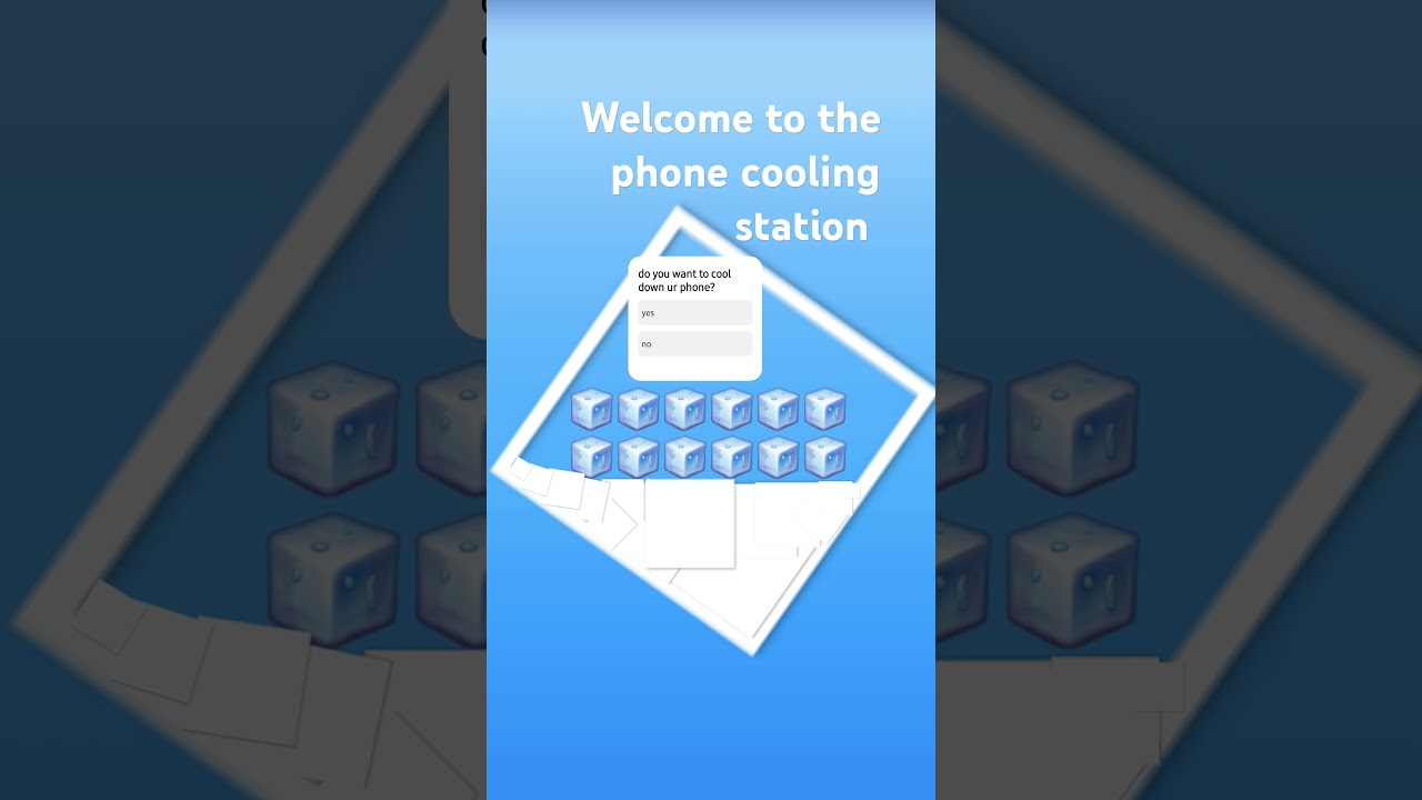 Phone cooling station 