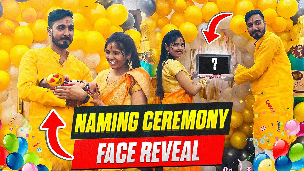 Baby Face Reveal | Name Reveal | Baby Naming Ceremony ❤️😍