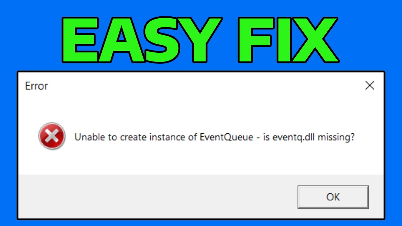 How To Fix Event.dll Missing Error in Windows