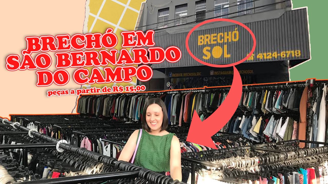 COMIGO EM BRECHÓ: conheci o BRECHÓ SOL em São Bernardo do Campo