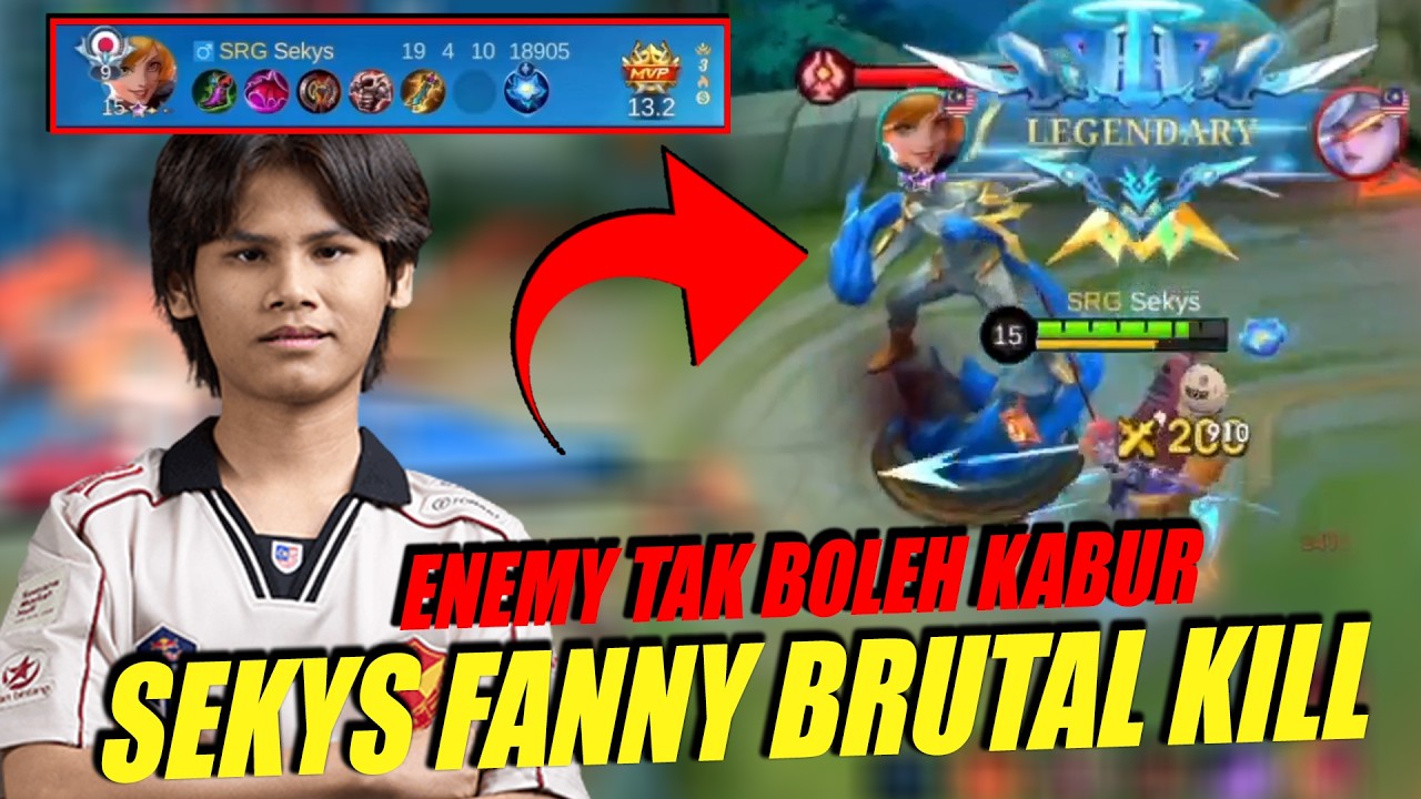 SRG Sekyss Fanny Brutal Kill !! Srg Sekyss Fanny Gameplay MLBB !!