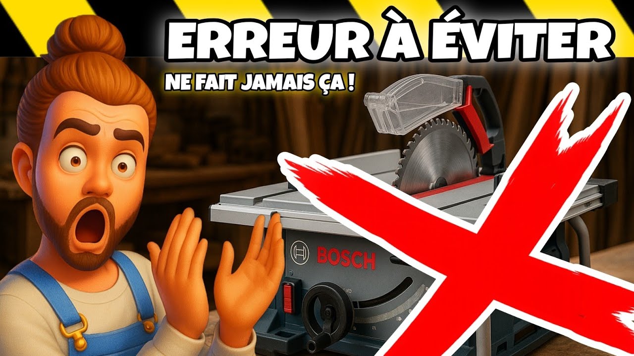 Scie sur Table : L&rsquo;Erreur &Agrave; &Eacute;viter Absolument ⚠️