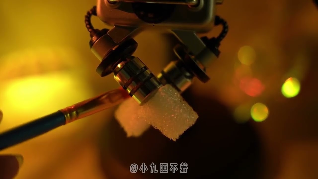 无人声画笔掏耳，海绵耳朵系列，酥酥麻麻#asmr助眠视频 #无人声 #助眠 #掏耳 @抖音小助手 @DOU+小助手