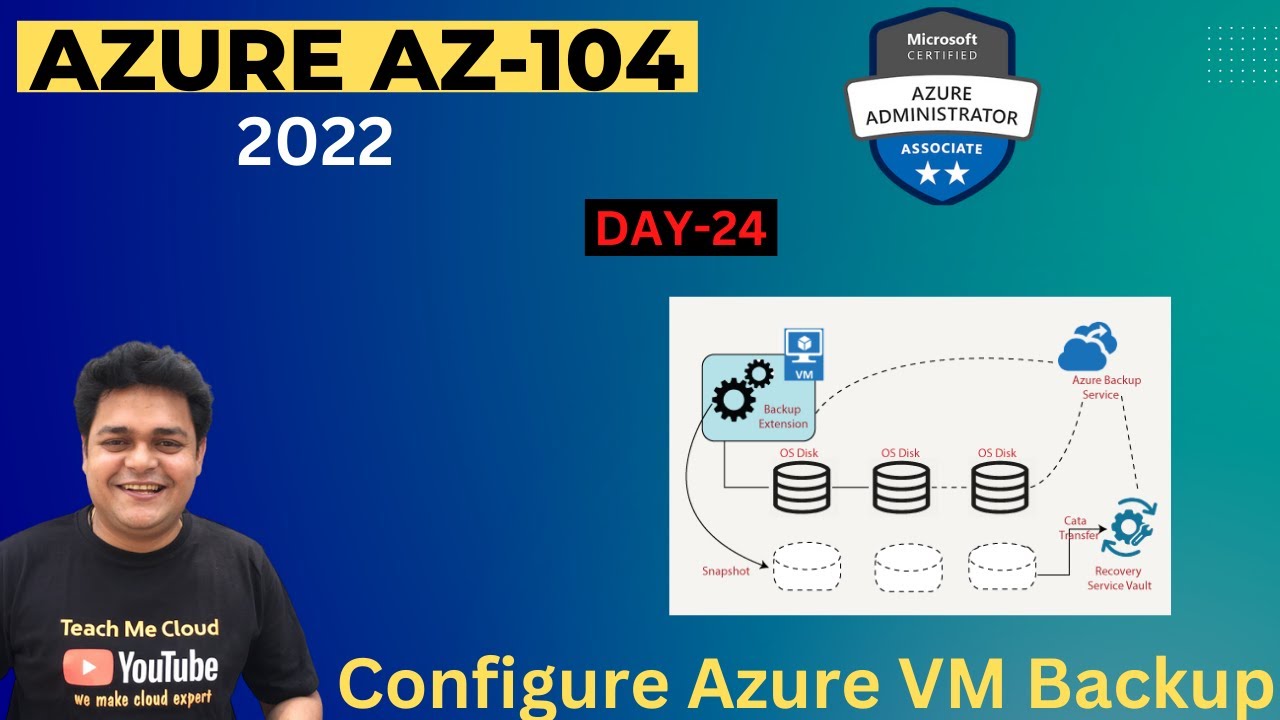 Configure Azure Virtual Machine Backup and Restore Step by Step Guide | Azure Administrator !