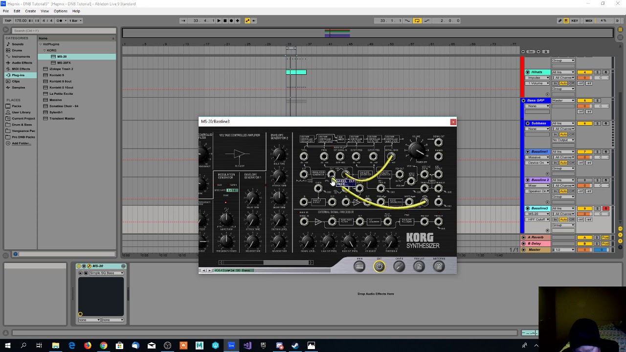 Hepnix - Jump up DNB tutorial Part 5 - Wob Sound Design