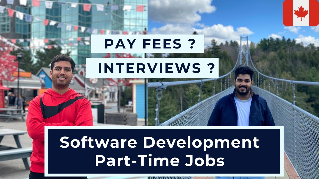 Software development part-time jobs in Canada 🇨🇦| Can students pay their fees and loans?