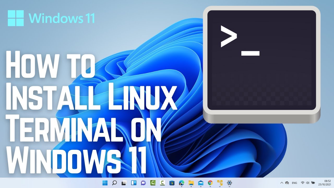 Как установить Linux-терминал в Windows 11
