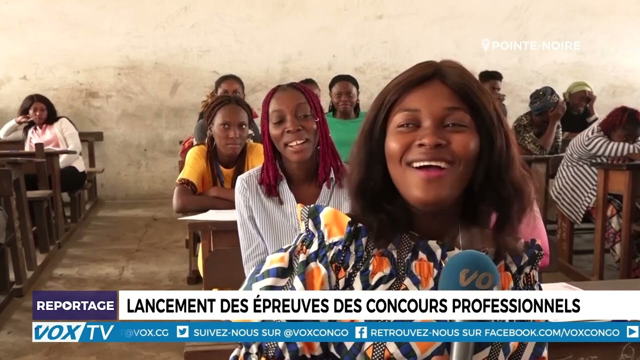 Lancement des épreuves des concours professionnels