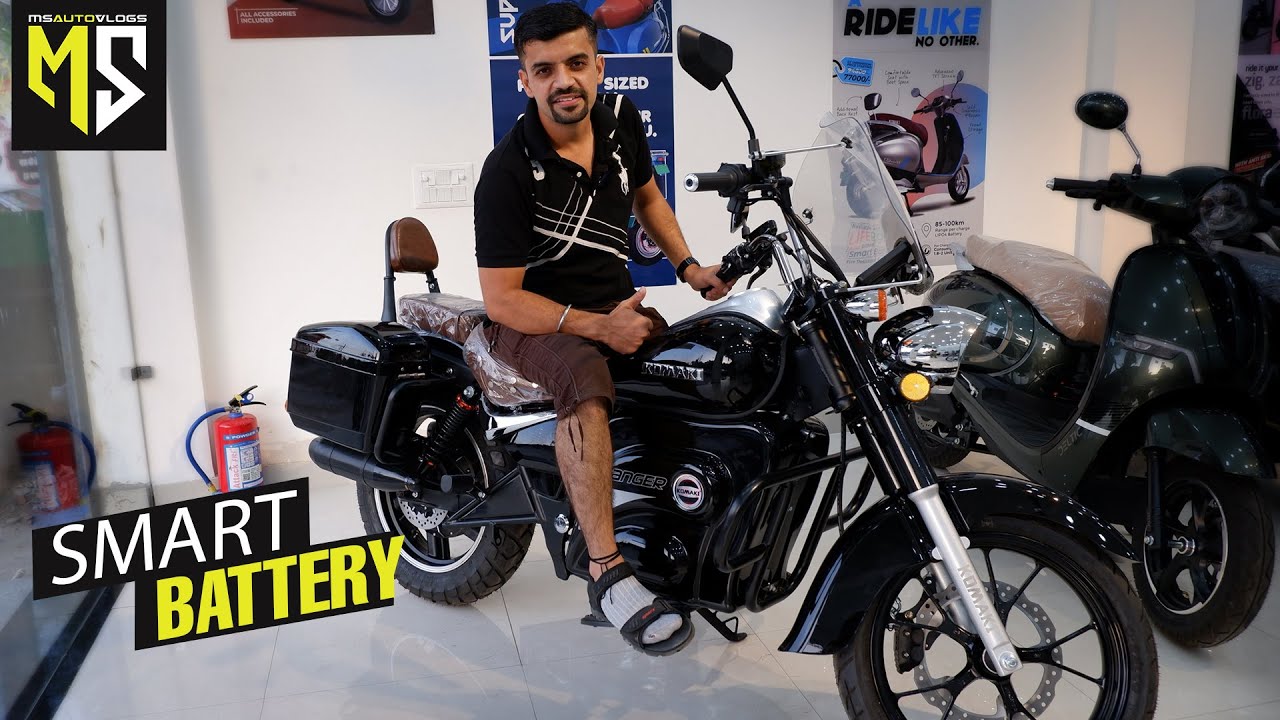 Komaki Ranger Electric Cruiser 🔥 Advance Battery | Harley Sound | Detailed Review