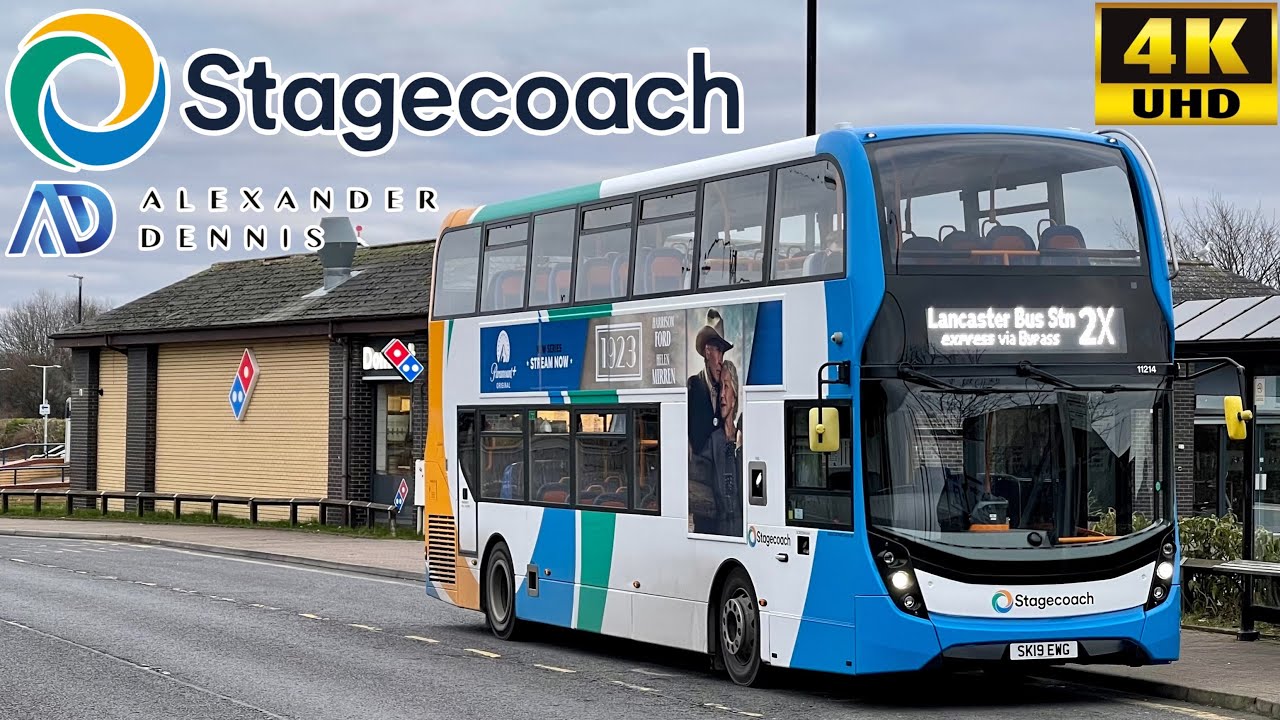[Stagecoach: 100 Lancaster University to Morecambe via Hala, Torrisholme & Bare] ADL Enviro400MMC