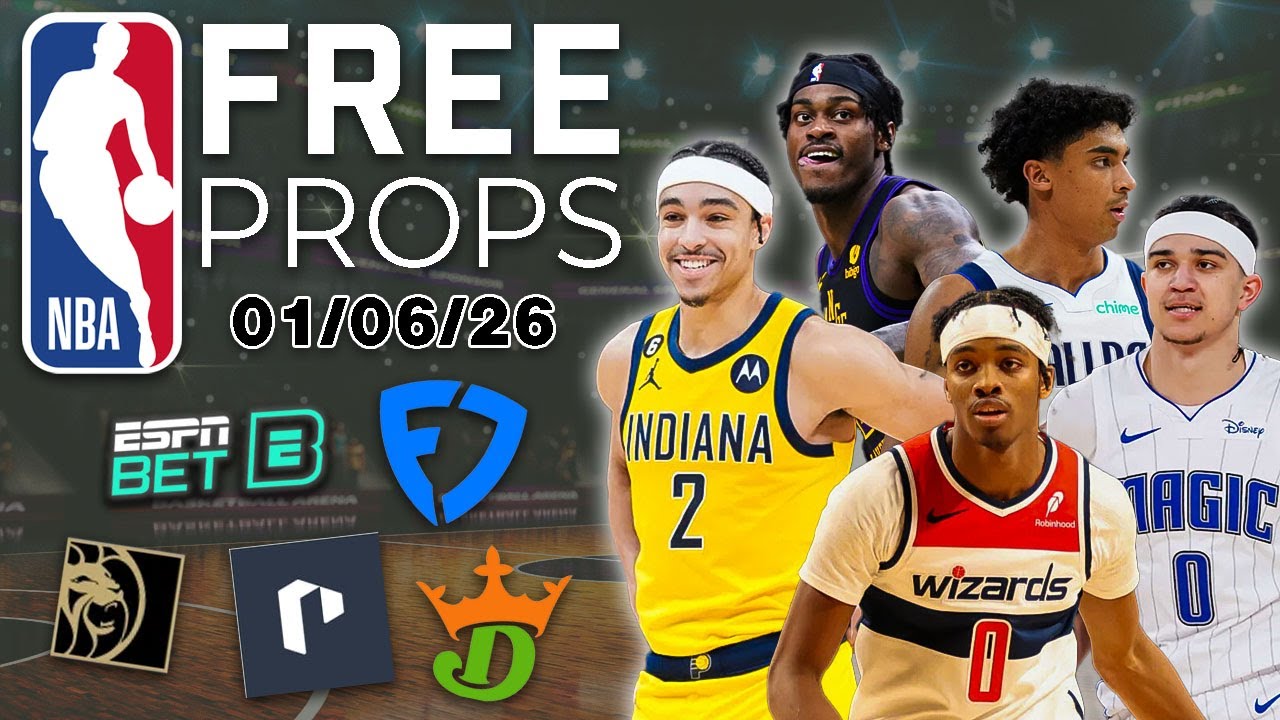 My 5 NBA Player Props BEST BETS for Tuesday | 01/06/26