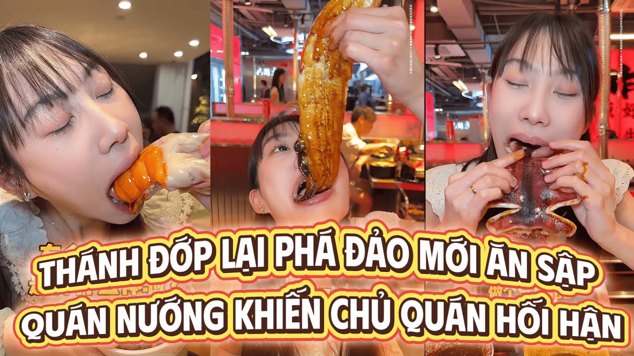 THÁNH ĐỚP lại phá đảo mới ăn sập quán nướng khiến chủ quán hối hận