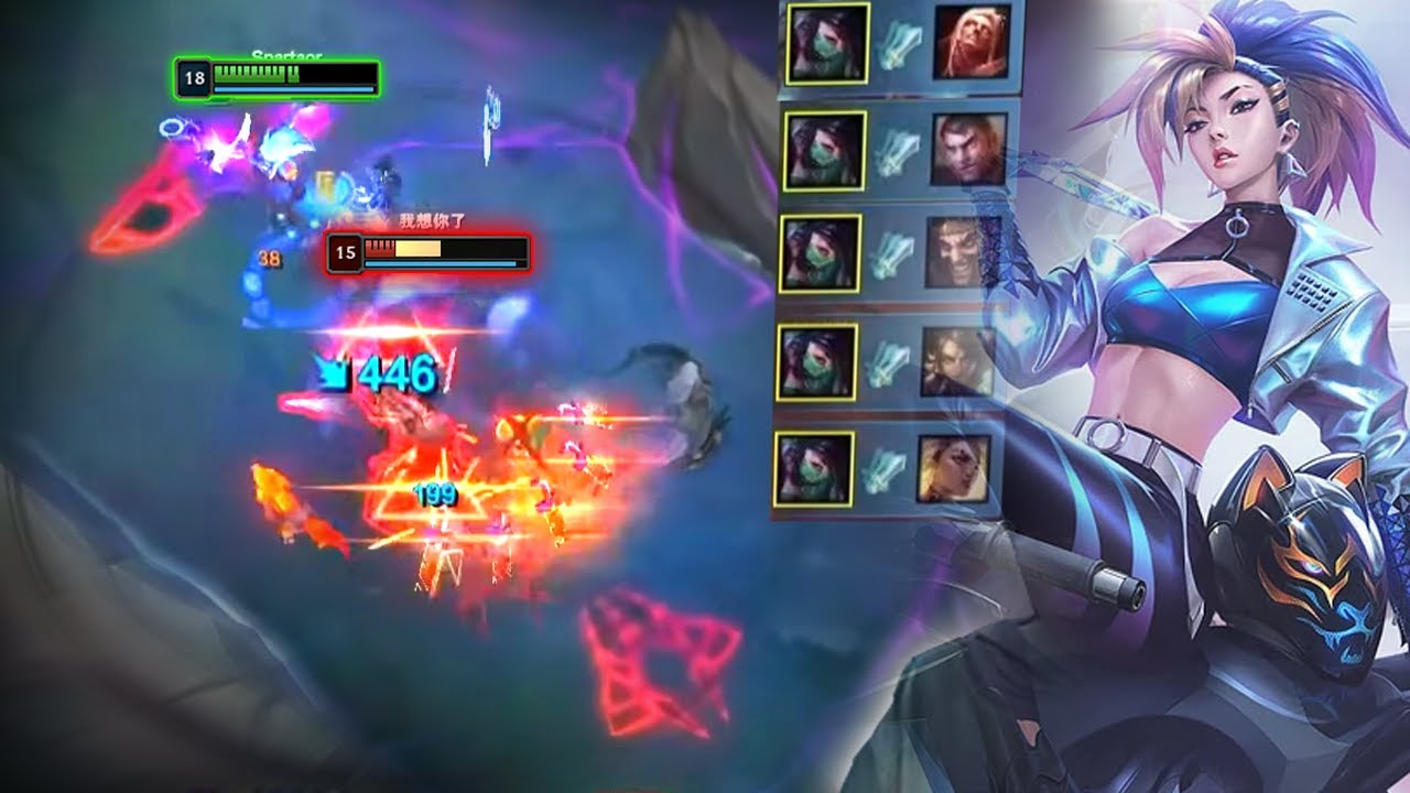Rank 1 Akali : This DUE is a KILLING MONSTER - Engsub
